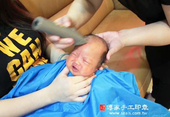陳寶寶(新北中和區到府嬰兒寶寶滿月剃頭理髮、免費到府嬰兒剃胎毛儀式吉祥話)。到府剃頭剃胎毛主持、專業拍照、DVD光碟、證書。★購買「臍帶章、肚臍章、胎毛筆刷印章」贈送：剃頭、收涎、抓周，三選一。2015.11.18 照片18